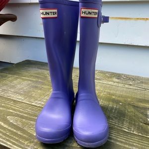 NEW Girls Hunter rain boots.  Never worn